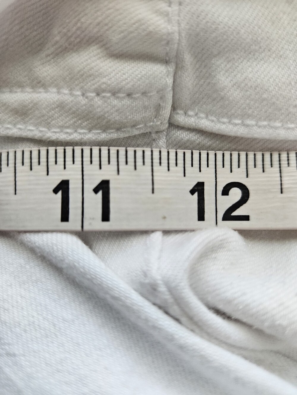 Democracy Ab Solution Womens White Cropped Jeans Sz 16p Stretch Coastal Classic - Picture 11 of 13
